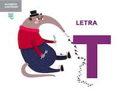 Alfabeto Ilustrado. Letra T
